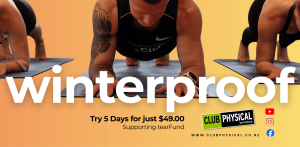 winterproof - club physical - try 5 day pass - gym membership auckland